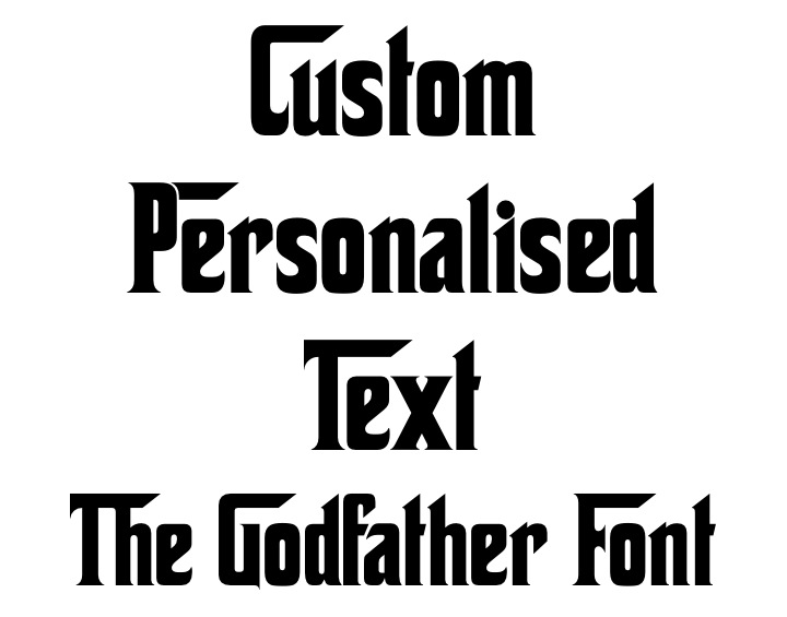 the godfather font generator online